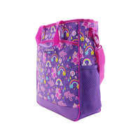Sacs didacticiel de personnalisation de logo de modèle d'usine sac à main d'étudiants personnalisé avec sac fourre-tout de tutorat de logo de logo pour l'école
