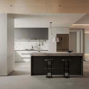 Muebles de Madera Modernos de Lujo, Diseño Contemporáneo, Mueble de Salón con TV Integrada, Personalización Completa para Hoteles y Apartamentos - Product Image 6