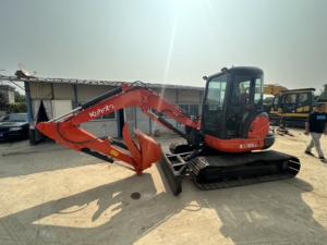 รถขุดขนาดเล็ก Kubota KX155-5 มือสอง 5 ตัน เหมาะสำหรับงานสวนและงานก่อสร้างในพื้นที่แคบ - Product Image 2