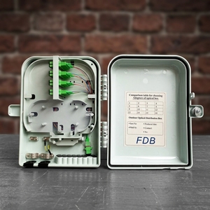 Caja de Distribución de Fibra Óptica APT-16B-I de 16 Núcleos, 8 Puertos, Blanca, para Exteriores, Caja Terminal FTTH para Pasillos, Garantía de 5 Años - Product Image 1