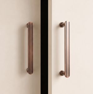 1Set 2 Buah Pegangan Laci Paduan Seng 128Mm Pegangan Kabinet Dekoratif Pusat Lubang 128Mm Pegangan Perangkat Keras Furnitur Perunggu Gosok Minyak - Product Image 1