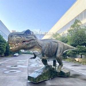 Dinosaure marcheur grandeur nature réaliste en fibre de verre pour parc à thème de <span class=keywords><strong>dinosaures</strong></span>, parc d'aventure et centre commercial - Product Image 3
