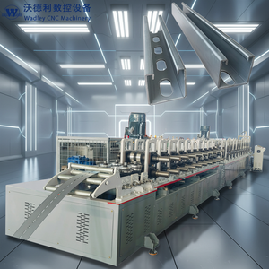 Máquina perfiladora de canales de soporte solar para estructuras de montaje de paneles solares, componentes de soporte y engranajes, fácil operación - Product Image 3