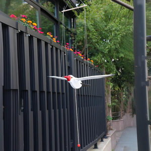 Décoration suspendue <span class=keywords><strong>mobile</strong></span>, décor nautique, décorations d'oiseaux pour la chambre d'enfant, idéal pour la terrasse, le balcon, les mariages, les fêtes, jouets en <span class=keywords><strong>bois</strong></span> en forme de mouettes volantes - Product Image 5