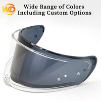 Nouvelle visière de casque de moto intégral FF801/FF397/FF813, lentille interchangeable multicolore, protection UV, PC résistant aux rayures