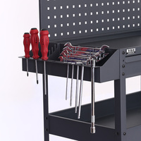 Chariot à outils robuste à 3 couches Servante d'atelier OEM Chariot à outils professionnel avec roues et outils pour le stockage