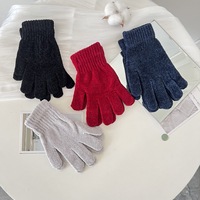 Mitaines en coton acrylique imprimées sur mesure gants de tricot d'hiver pour les sports de plein air confortable quotidien décontracté cyclisme chaleur plaine
