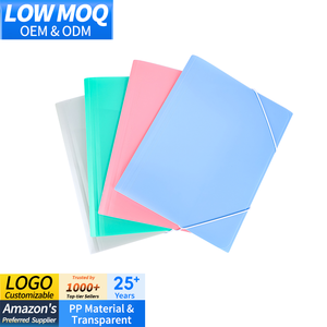 Trung Quốc bán buôn tùy chỉnh A4 tài liệu thư mục công suất cao 3 nắp đa chức năng văn phòng dây đàn hồi nộp hồ sơ sản phẩm - Product Image 1
