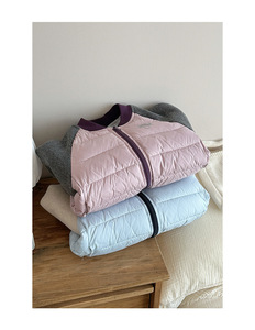 Girls' Casual Warm Coat in Breathable Wosted Fabric Autumn Winter Korean Western Style Children's <strong>Clothing</strong> - Product Image 3