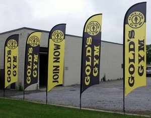 DD lông cờ nhôm bay phong cách ngoài trời bãi biển cờ và Cột cờ tùy chỉnh in ấn Quảng cáo khuyến mãi lễ kỷ niệm biểu ngữ - Product Image 2