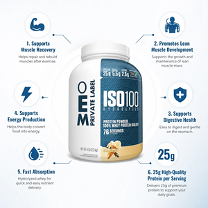 Proteína Hidrolizada en Polvo con Creatina para Adultos, Aumento de Masa Muscular Magra, Rendimiento Post-Entrenamiento, Venta al Por Mayor Directa de Fábrica, ODM - Product Image 4