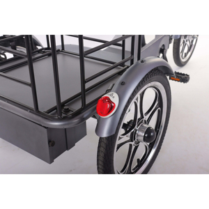 Tricycle fermé, moteur 48V 400W, batterie 12Ah, pneus 16*1.75, panier, autonomie jusqu'à 50 km, vitesse 30 km/h, temps de charge 7-9h, E - Product Image 5