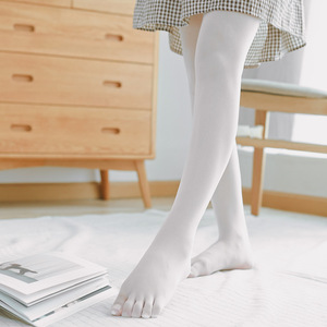 Collants collants Xxl grande taille noirs pieds de piétinement adolescente jeune fille douce <span class=keywords><strong>nylon</strong></span> japonais ultra-mince coupe aléatoire orteil chaussettes - Product Image 4