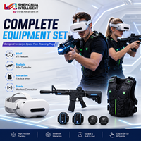 Equipo de Batalla con Pistola Láser de Detección Inteligente y Armadura Protectora para una Experiencia Inmersiva de Juego de Disparos en Realidad Virtual