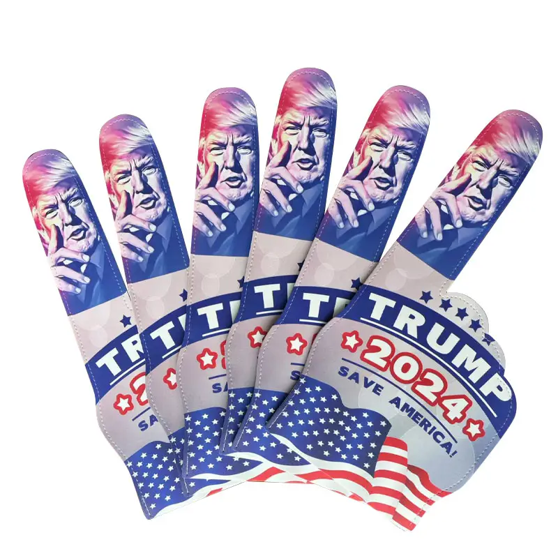 Özel seçim amerika başkanı 2024 amerika büyük tezahürat EVA köpük parmak el yapmak