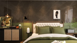 Supplier <strong>Wholesale</strong> Sintered Stone Tile Marble Look Slab Wall Tile China Porcelain Italy Compress Wooden Dining Table Set CN;GUA