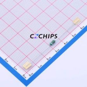 Inductor de Anillo de Color XRAL0307-100K / Componente de Orificio Pasante (THT), D2.8xL7mm 10uH 10% 160mA - Product Image 1