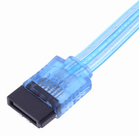Cable SATA de 50 cm y 26 AWG de Alta Velocidad de 6 Gbps con Clip de Bloqueo para Disco Duro, Servicio OEM Premium