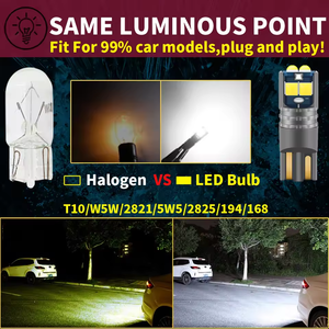 Bombillas LED <span class=keywords><strong>T10</strong></span> W5W 3030 6SMD Súper Brillantes para Interior de Coche, Luz de Lectura, Luz de Techo, Luz de Posición Lateral, Luces de Estacionamiento, Accesorios para Coche - Product Image 4