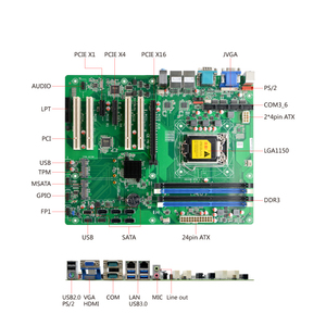 Intel 4e H87 Lga1150 <span class=keywords><strong>4</strong></span> <span class=keywords><strong>Ddr3</strong></span> <span class=keywords><strong>5</strong></span> Sata3.0 Vga <span class=keywords><strong>2</strong></span> Hd <span class=keywords><strong>2</strong></span> Lan 6 Rs232 Com 14 Usb Pciex 16X4X1X86 Industrieel Atx Moederbord - Product Image 2
