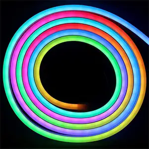 中国供应商12v柔性灯50 RGB发光二极管数字6 X 12毫米霓虹灯条