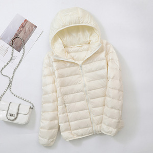 Veste bouffante à capuche décontractée pour femmes à la mode Light Jack Packable Plus Size Veste en <span class=keywords><strong>duvet</strong></span> pour femmes - Product Image 5