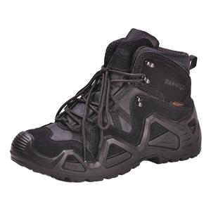 Bottes <span class=keywords><strong>de</strong></span> <span class=keywords><strong>randonnée</strong></span> unisexes avec fermeture éclair, imperméables, chaudes pour l'hiver, le camping, le trekking et antidérapantes. - Product Image 1