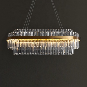 โคมไฟระย้าคริสตัลทรงกลม Led สุดสร้างสรรค์,โคมไฟระย้าแก้วสำหรับห้องนั่งเล่นร้านอาหารวิลล่า - Product Image 3