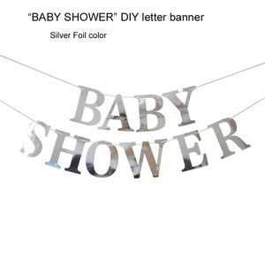 Striscione di Lettere in Carta Fai-da-Te EASTTERN per Decorazioni Baby Shower - Tema Bambini Multicolore per Uso Interno a Prezzo di Fabbrica Durevole - Product Image 2
