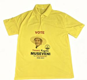 Camiseta Personalizada para Campañ<span class=keywords><strong>a</strong></span> Electoral Y.<span class=keywords><strong>K</strong></span>.Museveni, Ropa Personalizada para Manifestaciones Políticas - Product Image 4