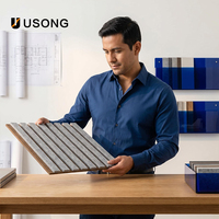 Grille acoustique écologique USONG à haute réduction de bruit pour bureau, home cinéma, chambre et usage extérieur - Certifiée RoHS