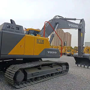 Retroexcavadora Hidráulica Volvo EC220 de Segunda Mano en Venta, 22 Toneladas, Excavadora Usada con Motor PLC, Certificación CE, Video Probado - Product Image 1