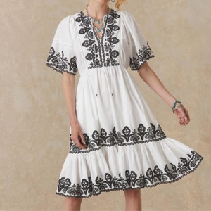 Order Online Stonewashed Rayon Embroidered Dress Customizable Size Options | Alibaba.com Order Online Stonewashed Rayon Embroidered Dress Customizable Size Options | Alibaba.com