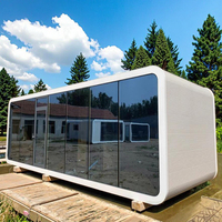 Cabine de bureau mobile en acier pour entrepôt Apple, maison mobile, hôtel, maison d'hôtes, usage commercial, design inspiré des capsules spatiales