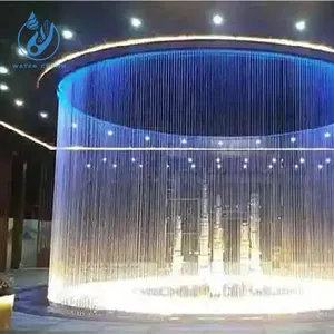 Rideau de pluie décoratif d'intérieur et d'extérieur en acier inoxydable, rideau d'eau de cascade de fontaine personnalisé