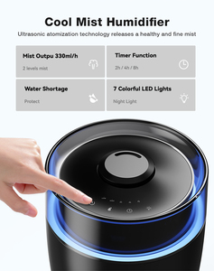 OEM ultrasonik <span class=keywords><strong>Humidifier</strong></span> udara dingin kabut dengan teknologi canggih <span class=keywords><strong>3.5L</strong></span> disesuaikan kantor bayi ruangan pelembap portabel - Product Image 2