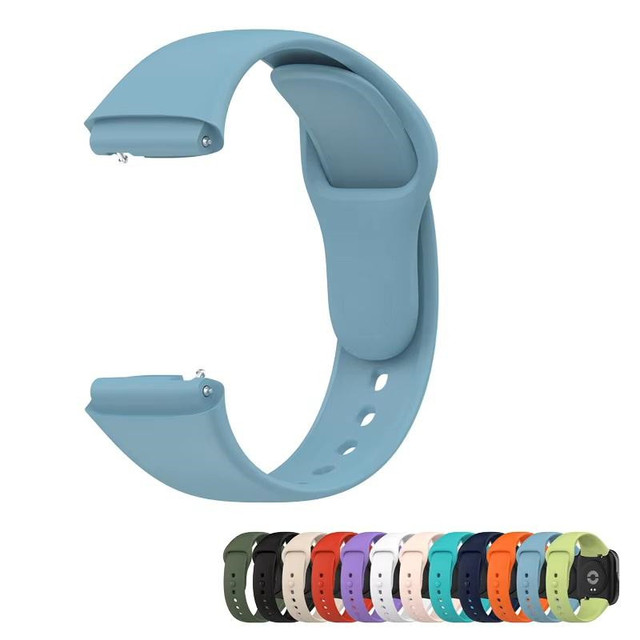 Smartwatch Band Rubber Sport Smart Watch Wristband Strap with Press Buckle Sport Loop Design for Redmi Watch 3 Active