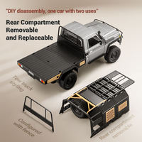 Voiture télécommandée AiJH MN82 PRO RC Crawler avec lumières, RTR, 4 roues motrices, échelle 1:12, camion télécommandé, accélérateur proportionnel, jouets RC LC79