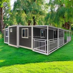 Mở rộng container nhà 30ft 40ft sang trọng Tiny prefab nhà 2 3 4 phòng ngủ casas prefabricadas <span class=keywords><strong>Modular</strong></span> đúc sẵn nhà - Product Image 1