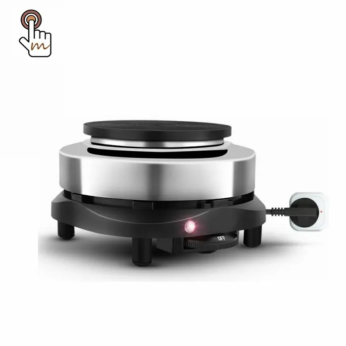 Home kitchen 500W Single Burner Electric Coil Hot Plates Electric Stoves Cooktops with Coil Heating Tube