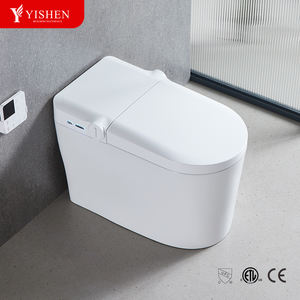 Vente en gros de toilettes à bidet intelligentes ouverture automatique intelligente avec capteur tactile au pied électrique allongé chasse d'eau comprend une télécommande - Product Image 4