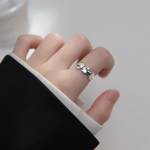 Bague Vintage en argent thaïlandais ovale à Surface lisse pour femmes, bagues réglables, bijoux fins pour cadeaux en argent Sterling 925 - Product Image 6