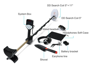 GDS2000 เครื่องตรวจจับโลหะความไวสูง GOLDSEEKERS คอยล์คู่สำหรับค้นหาสมบัติใต้ดินพร้อมจอแสดงผล LCD GDS2000 เป็นเครื่องตรวจจับที่มีความไวสูง - Product Image 3