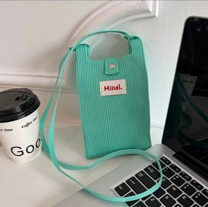 Custodia per Mini telefono lavorata all'uncinetto in maglia tinta unita alla moda <span class=keywords><strong>di</strong></span> primavera prodotti <span class=keywords><strong>di</strong></span> <span class=keywords><strong>tendenza</strong></span> 2024 borsa a tracolla - Product Image 3