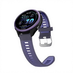 BEEFLYPOWER <span class=keywords><strong>Bracelet</strong></span> de montre intelligente sport en silicone transparent officiel original 18mm 20mm 22mm pour accessoires Garmin Forerunner570 - Product Image 1