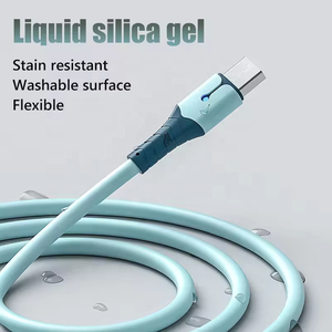 Sản phẩm hot 1m dây sạc điện thoại tái sử dụng USB cable Type-c USB Loại C Cáp sạc nhanh cho <span class=keywords><strong>Android</strong></span> Bộ sạc điện thoại Adapter - Product Image 5