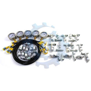 هيدروليكي مع 5 مقاييس ضغط ، 5 خراطيم اختبار ، 13 طقم مقياس اختبار هيدروليكي ، مقاييس ضغط للحفار - Product Image 5