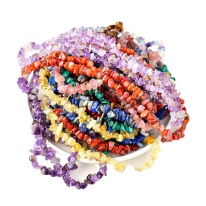 Perles de pierre naturelle d'apatite bleue de 5-8 mm, perles percées, morceaux de cristal de pierre précieuse concassés irréguliers, perles espacées en vrac - Product Image 3