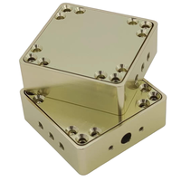 Boîtier de protection EMI en alliage d'aluminium CNC de précision, boîte métallique RF, taille personnalisée, logo laser, OEM