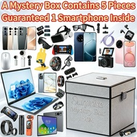 Caja Misteriosa con Smartphone Garantizado, Teléfono Móvil 5G, 5 Artículos Tecnológicos Aleatorios, Tablet, Smartwatch, Auriculares, Humidificador de Aire, Venta al Por Mayor